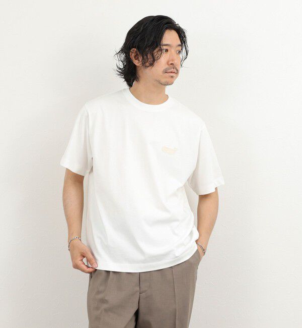NOLLEY'S goodman「クジラアップリケTシャツ 26SS」|Tシャツ・カットソー|