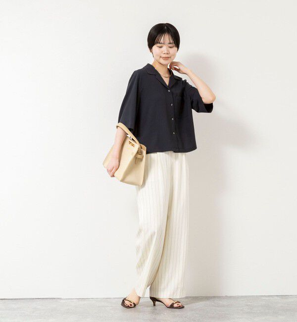 NOLLEY'S sophi「ウォッシャブルストライプタックパンツ」|その他|
