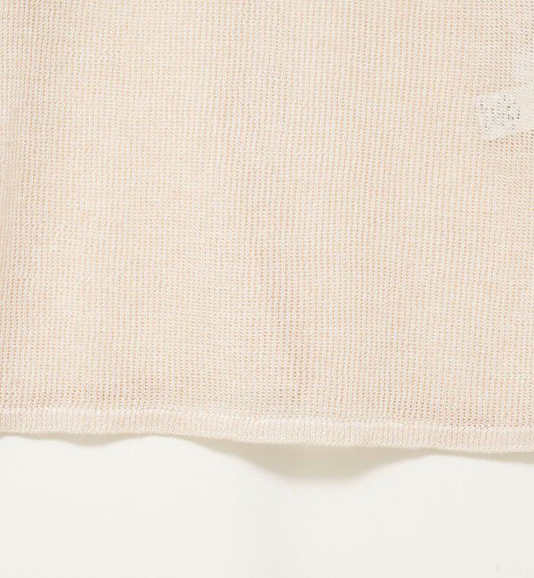 NOLLEY'S sophi「【BECシリーズ】《手洗い可能》麻混針抜き天竺プルオーバー」|ニット・セーター|