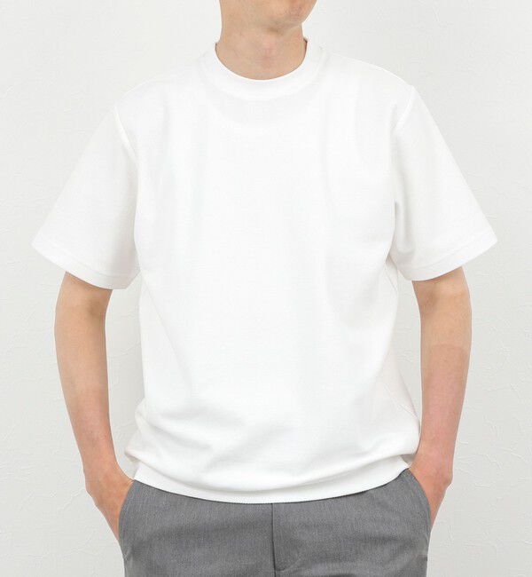 NOLLEY'S goodman「《ビジカジ対応》ローゼンジカノコ 抗菌防臭CN ドレスTシャツ 26SS」|Tシャツ・カットソー|オフホワイト