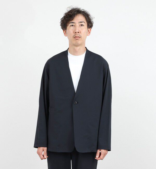 NOLLEY'S goodman「《ビジカジ/セットアップ対応》Vertical 冷感トリコットカーディガン 26SS」|カーディガン|