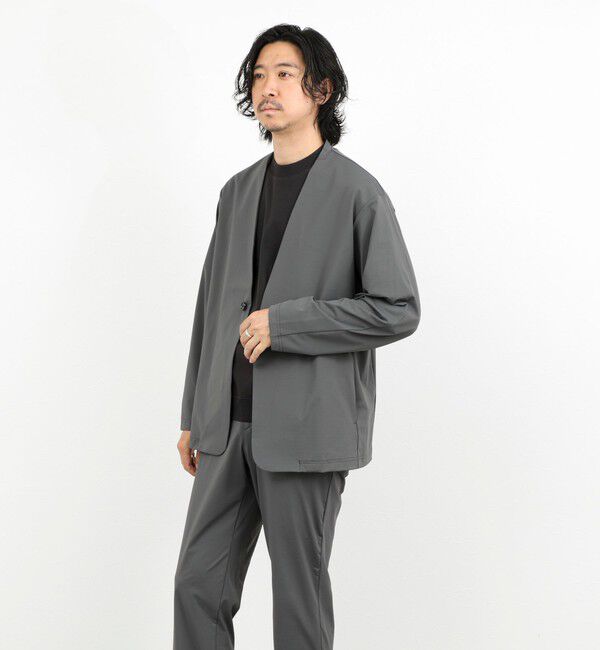 NOLLEY'S goodman「《ビジカジ/セットアップ対応》Vertical 冷感トリコットカーディガン 26SS」|カーディガン|
