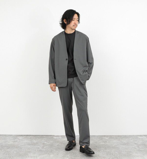 NOLLEY'S goodman「《ビジカジ/セットアップ対応》Vertical 冷感トリコットカーディガン 26SS」|カーディガン|