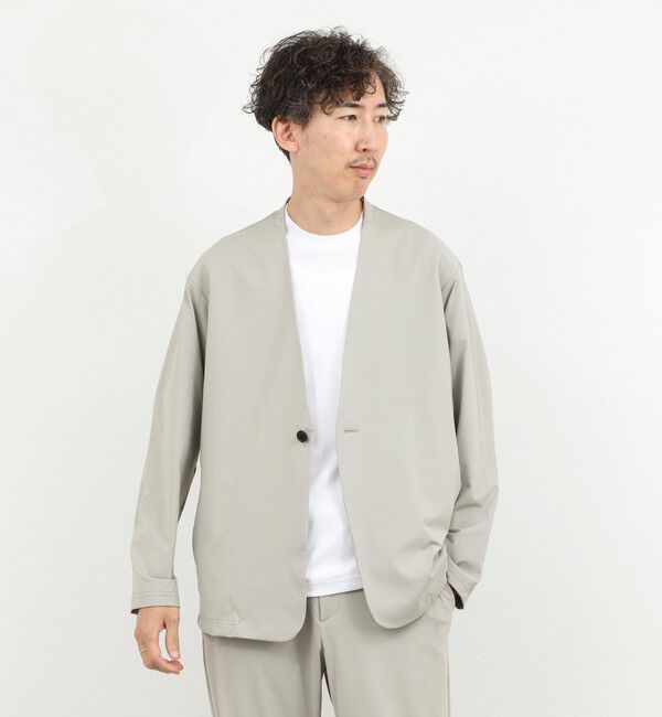 NOLLEY'S goodman「《ビジカジ/セットアップ対応》Vertical 冷感トリコットカーディガン 26SS」|カーディガン|