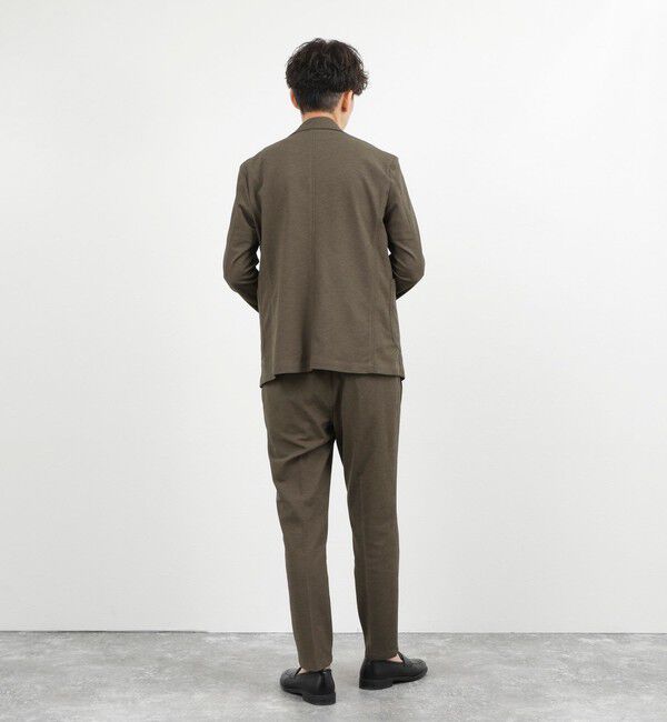 NOLLEY'S goodman「《ビジカジ/セットアップ対応》Primeflex 吸水速乾 メランジ鹿の子ストレッチイージーJK 26SS」|テーラードジャケット|
