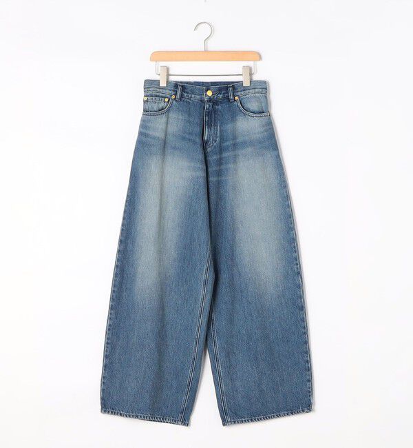 Rie Miller「《4サイズ展開》【RM denim】ルーズワイドデニム」|デニム|