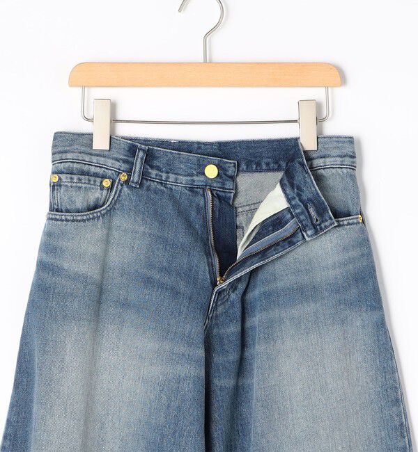 Rie Miller「《4サイズ展開》【RM denim】ルーズワイドデニム」|デニム|