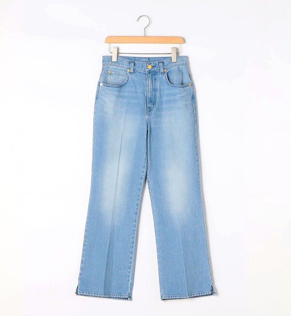 Rie Miller「《5サイズ展開》【RM denim】センタープレス裾デザインデニム」|デニム|
