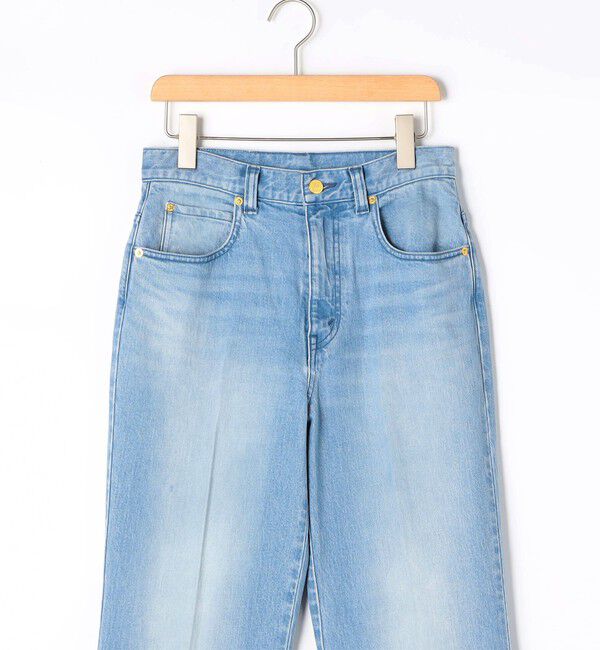 Rie Miller「《5サイズ展開》【RM denim】センタープレス裾デザインデニム」|デニム|