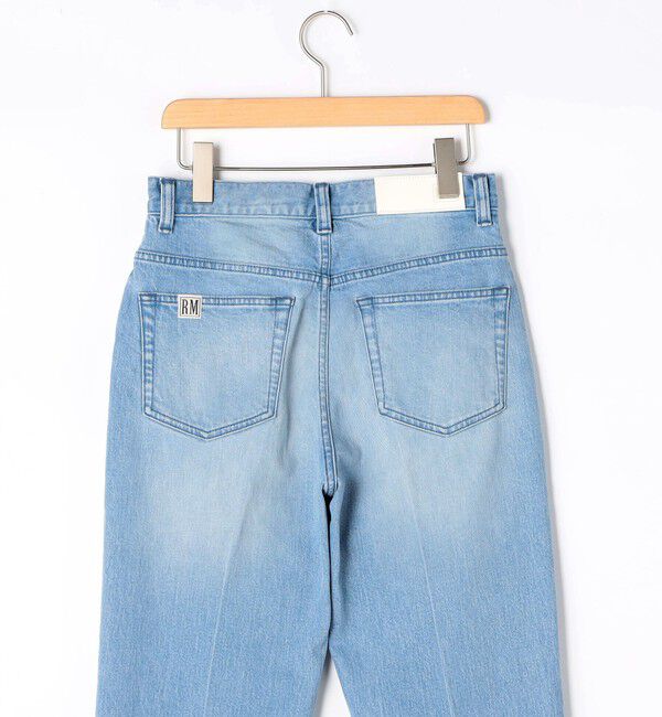 Rie Miller「《5サイズ展開》【RM denim】センタープレス裾デザインデニム」|デニム|