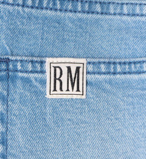 Rie Miller「《5サイズ展開》【RM denim】センタープレス裾デザインデニム」|デニム|