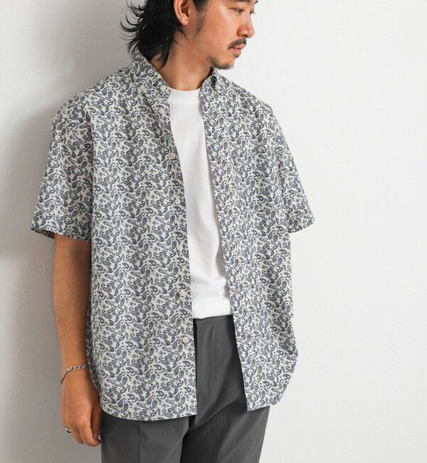 NOLLEY'S goodman「総柄BDシャツ 26SS」|シャツ・ブラウス|