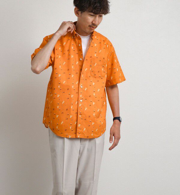 NOLLEY'S goodman「総柄BDシャツ 26SS」|シャツ・ブラウス|