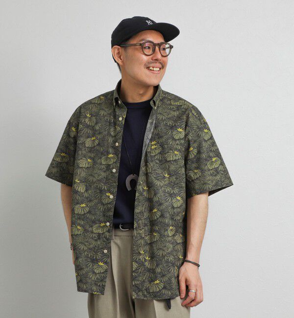 NOLLEY'S goodman「総柄BDシャツ 26SS」|シャツ・ブラウス|