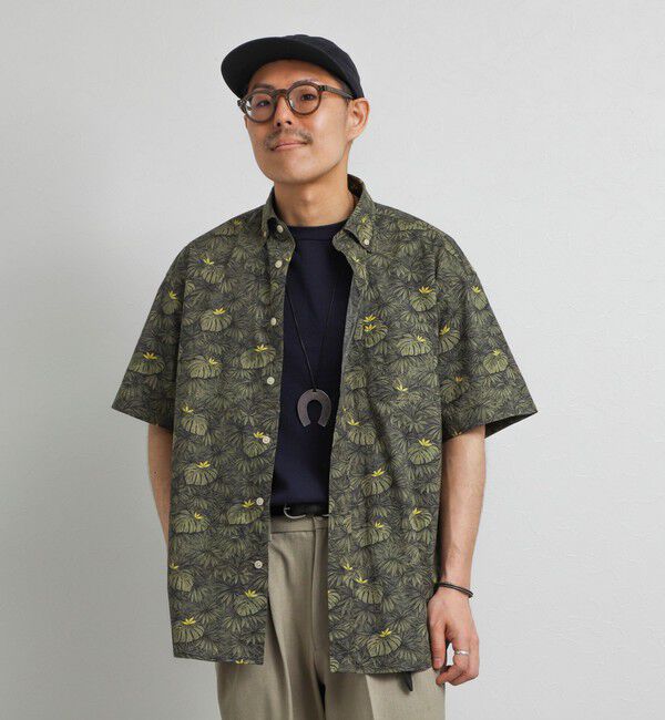 NOLLEY'S goodman「総柄BDシャツ 26SS」|シャツ・ブラウス|