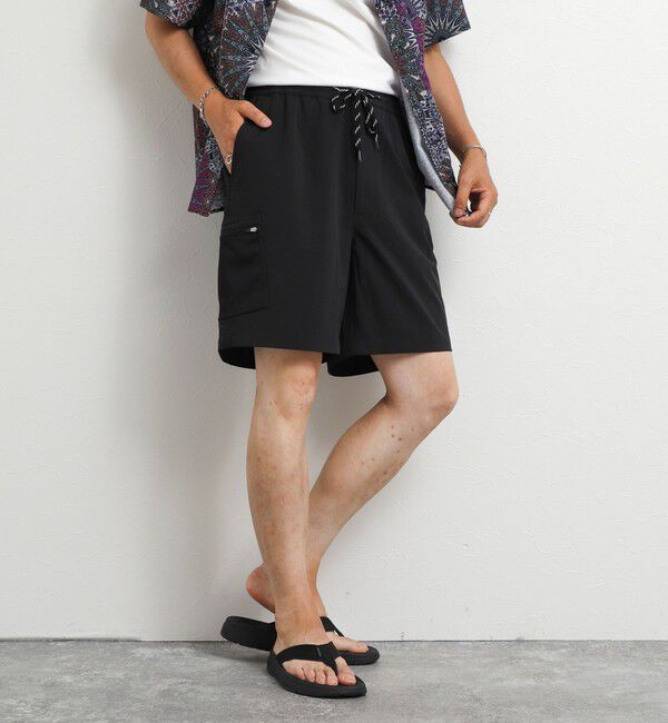 NOLLEY'S goodman「撥水メッシュカーゴショートパンツ 26SS」|その他|ブラック