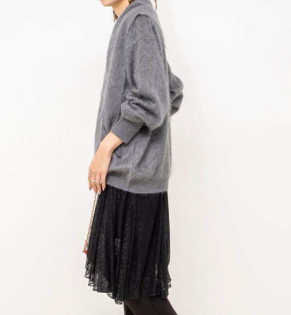 NOLLEY'S「【WEB限定】ウォッシャブルアシメレースキャミ」|キャミソール|