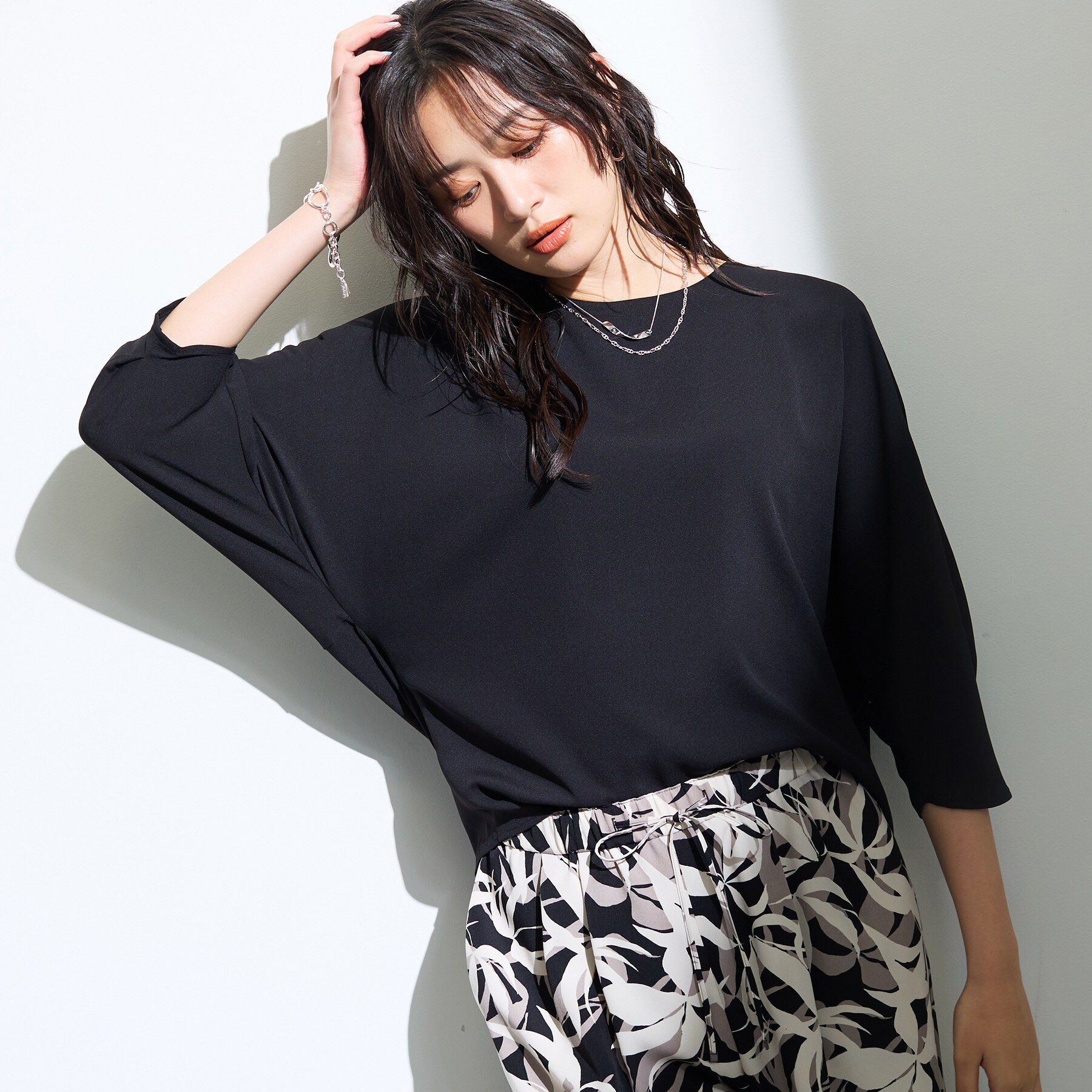 INDIVI「【接触冷感／透湿／着る日傘】ドルマントップス」|シャツ・ブラウス|