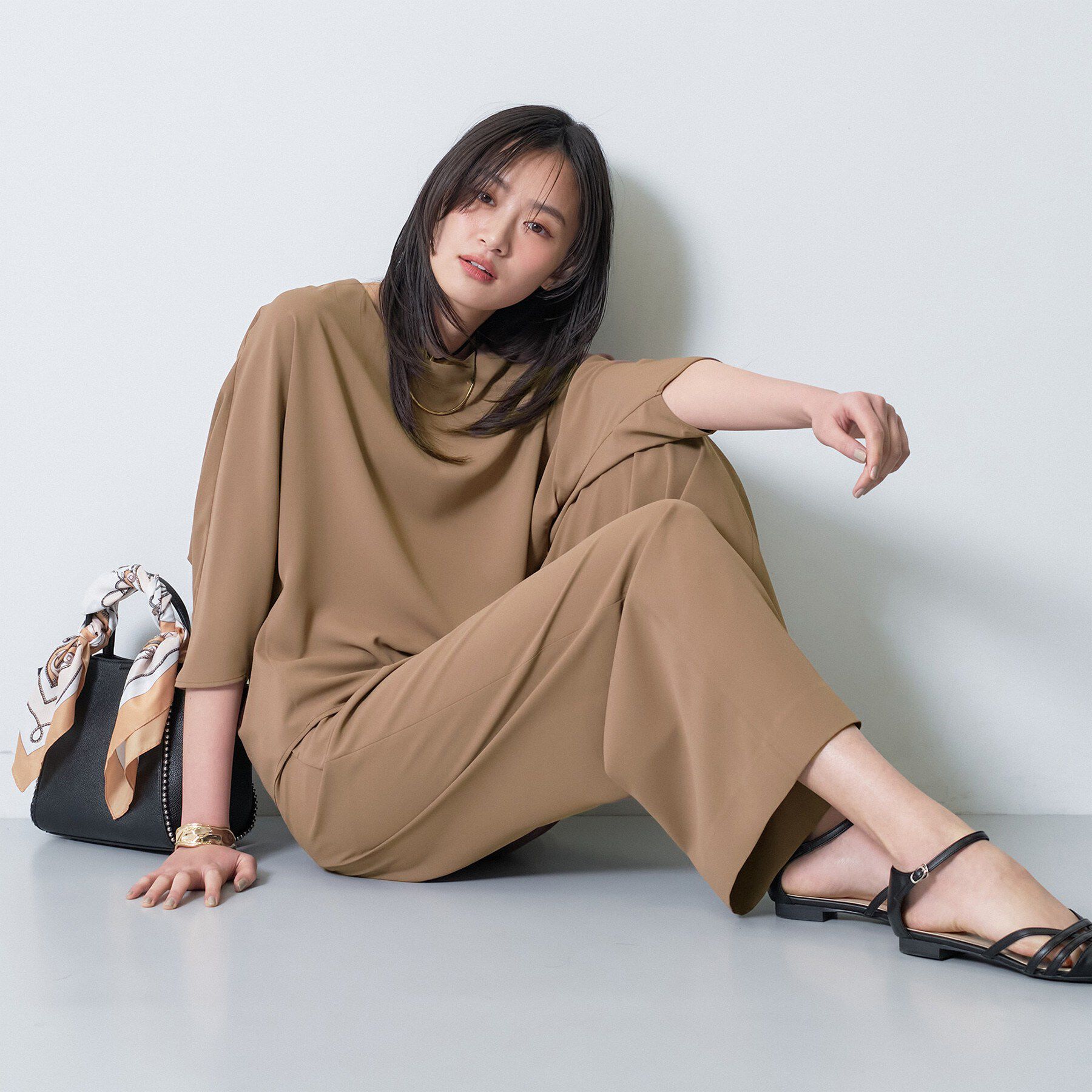 INDIVI「【接触冷感／透湿／着る日傘】ドルマントップス」|シャツ・ブラウス|
