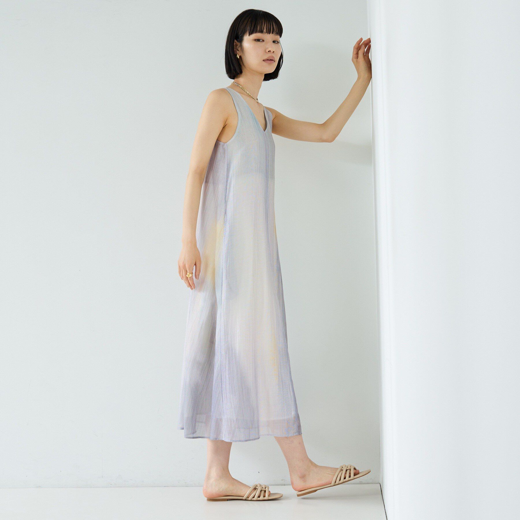 GALLEST「デジタルシアープリントワンピース」|ワンピース|