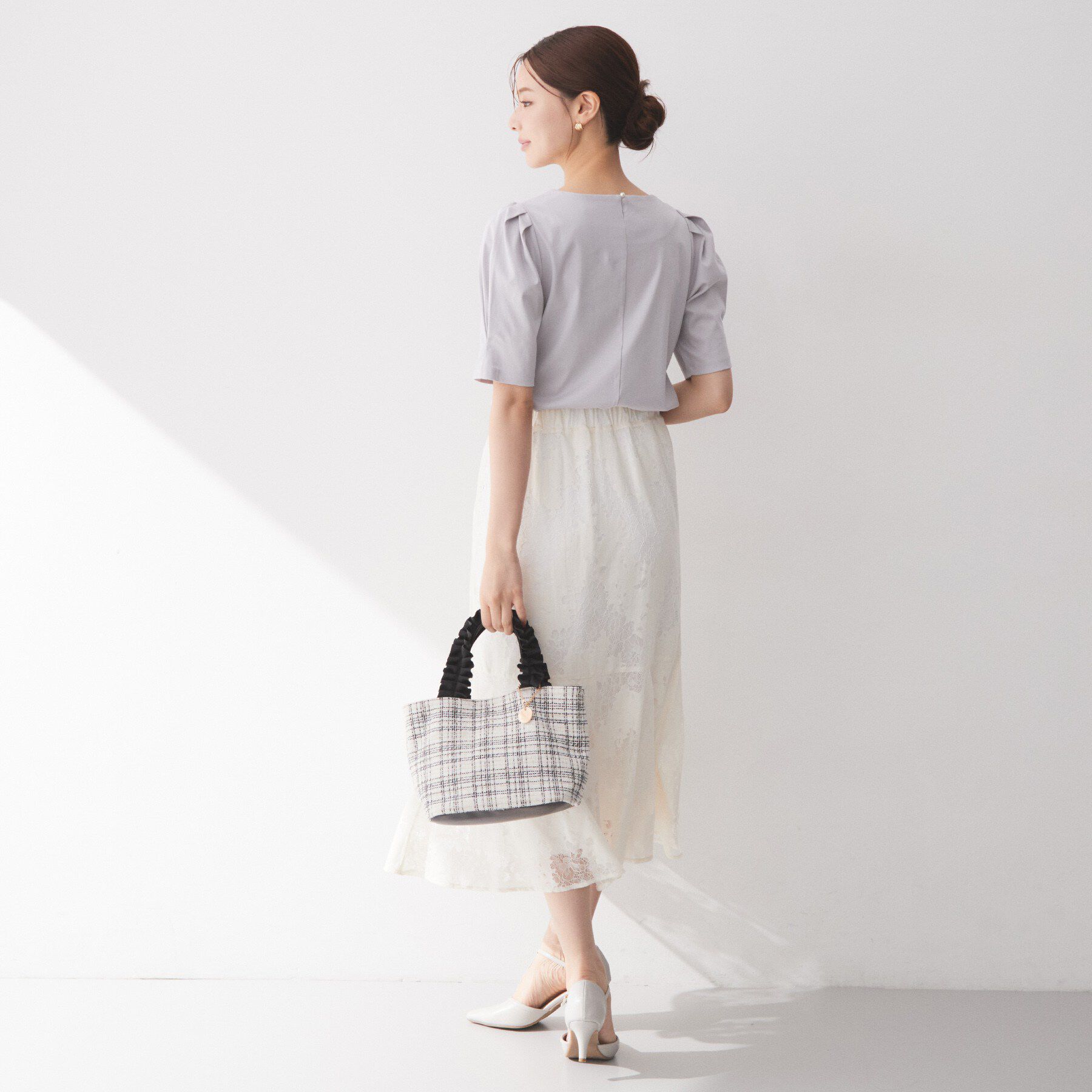 index「【接触冷感／UVケア】パール調ネックタックスリーブトップス《洗濯機OK／6col》」|Tシャツ・カットソー|