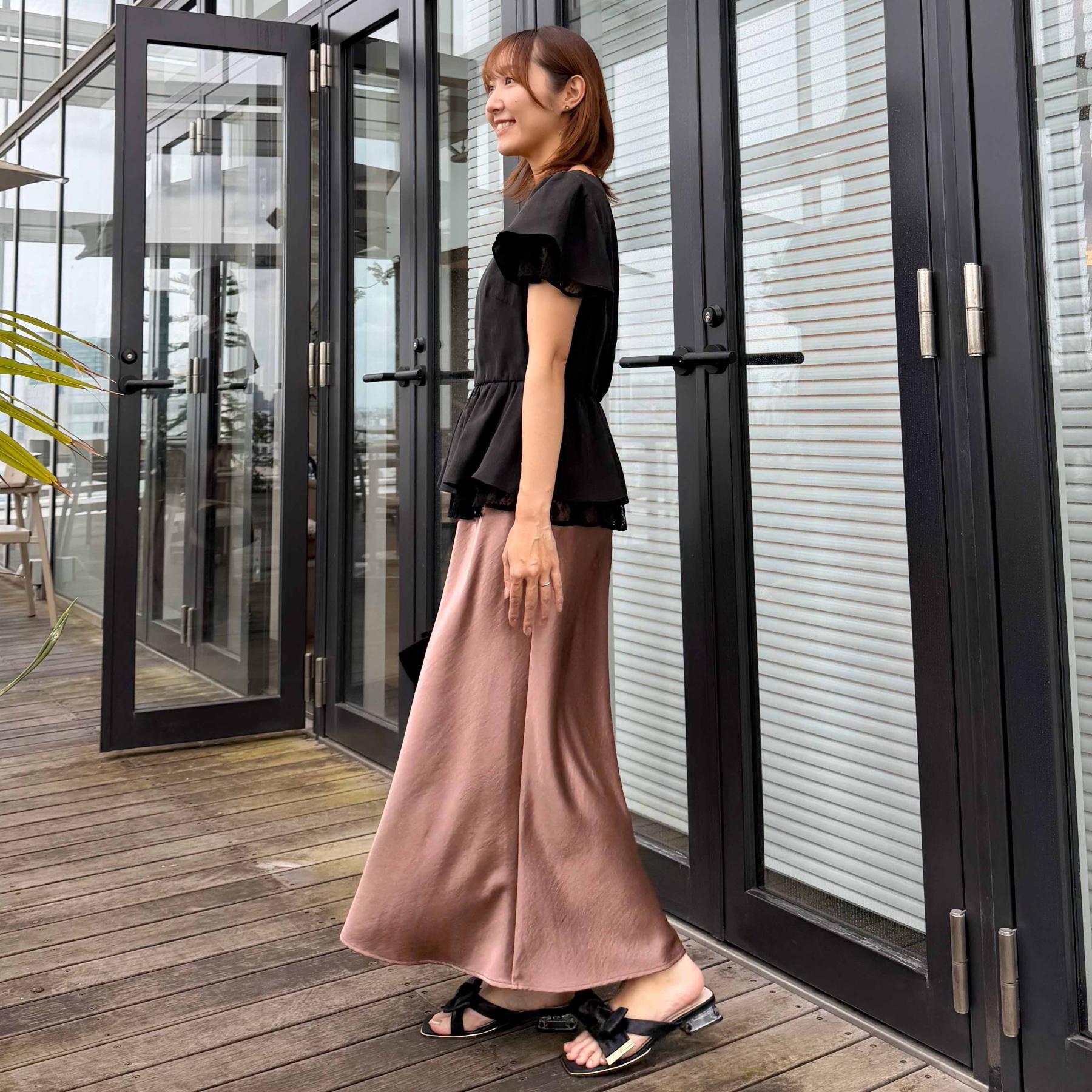 Couture broach「【洗える】レースティアード ペプラムブラウス」|シャツ・ブラウス|