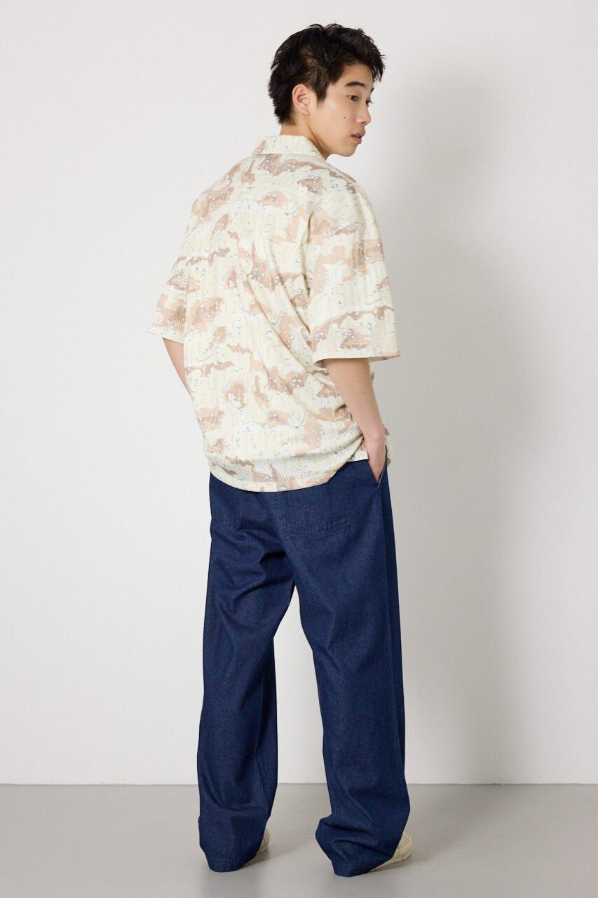 RODEO CROWNS「Coolist Denim ワイドパンツ」|デニム|