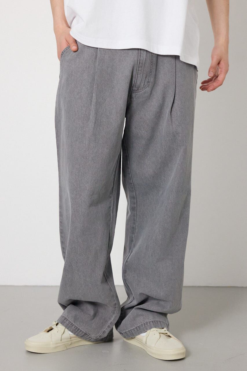 RODEO CROWNS「Coolist Denim ワイドパンツ」|デニム|GRY
