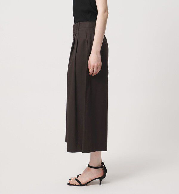 UNITED ARROWS「ギャバ クロップド パンツ」|キュロット|