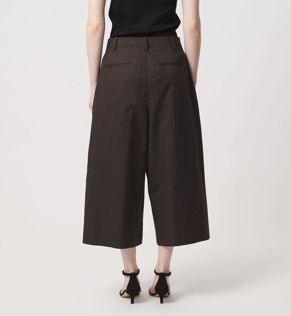 UNITED ARROWS「ギャバ クロップド パンツ」|キュロット|