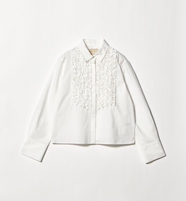 UNITED ARROWS「ファブリカ ミニフリル シャツ」|シャツ・ブラウス|