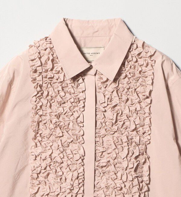 UNITED ARROWS「ファブリカ ミニフリル シャツ」|シャツ・ブラウス|