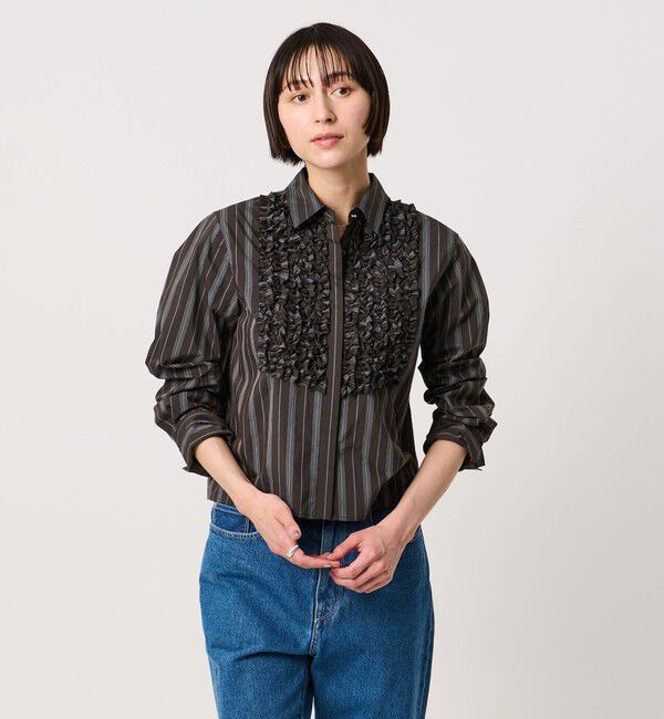 UNITED ARROWS「ファブリカ ミニフリル シャツ」|シャツ・ブラウス|その他2