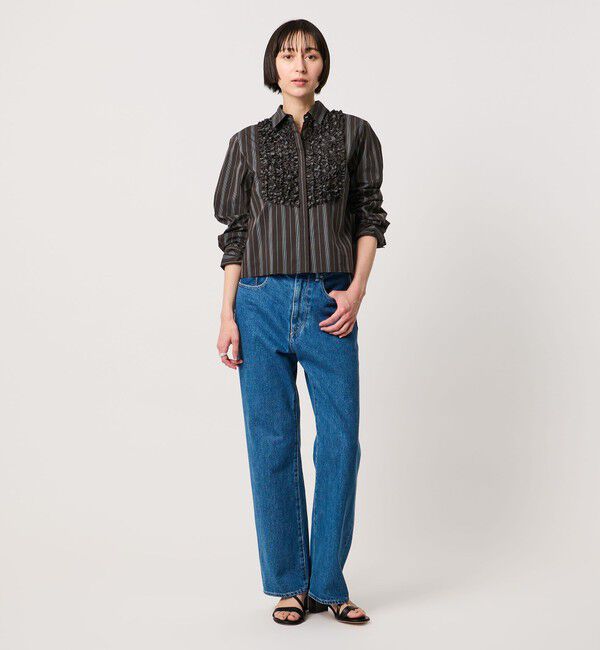UNITED ARROWS「ファブリカ ミニフリル シャツ」|シャツ・ブラウス|