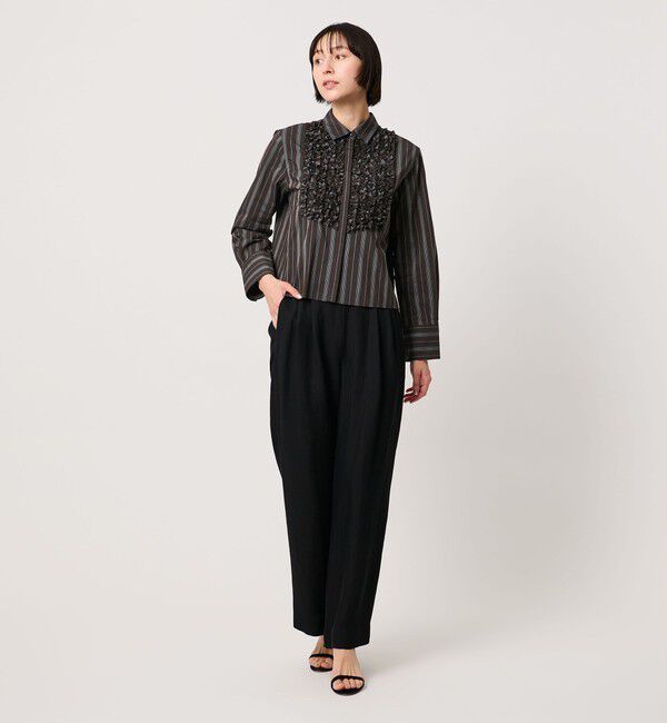 UNITED ARROWS「ファブリカ ミニフリル シャツ」|シャツ・ブラウス|