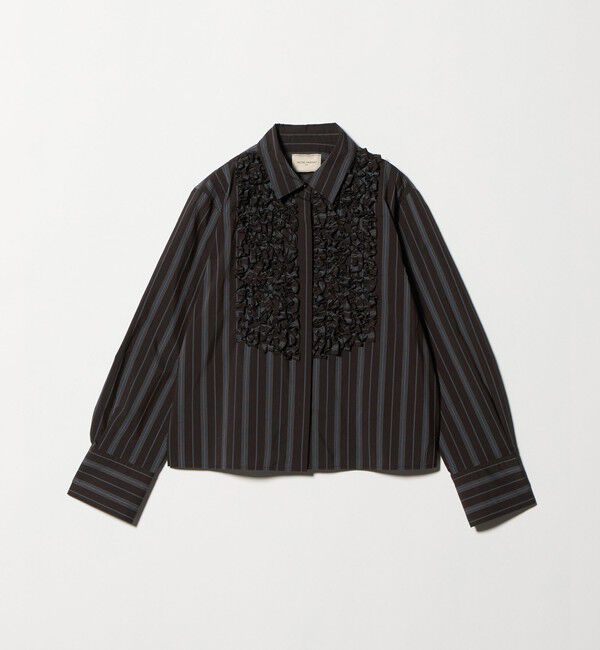 UNITED ARROWS「ファブリカ ミニフリル シャツ」|シャツ・ブラウス|