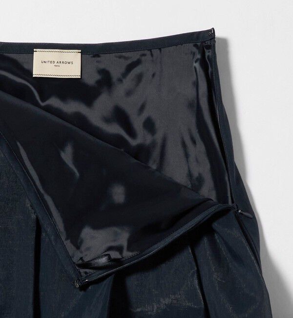 UNITED ARROWS「LINEAESSE シアー スカート ‐ウォッシャブル‐」|スカート|