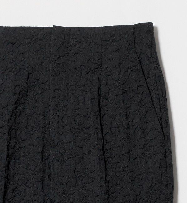 UNITED ARROWS「フクレ ジャガード スリムパンツ ‐ストレッチ ウォッシャブル‐」|スラックス|
