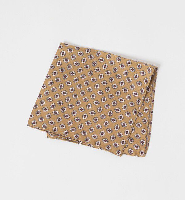 UNITED ARROWS「＜ERRICO FORMICOLA＞カラー コモン チーフ」|ハンカチ|BEIGE