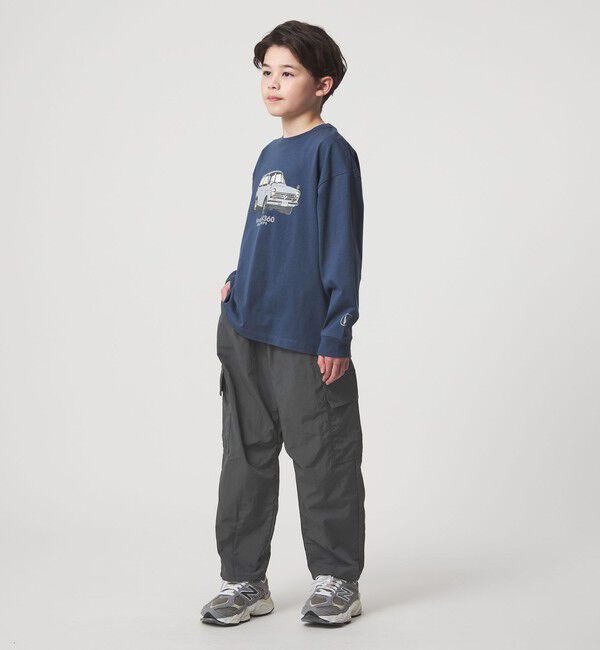 UNITED ARROWS green label relaxing「【スタメンシリーズ】タッサーカーゴパンツ / キッズ  100cm-160cm 撥水 UVカット」|チノ|