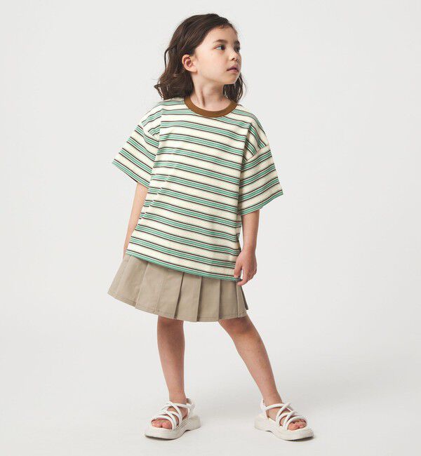 UNITED ARROWS green label relaxing「【スタメンシリーズ】ボーダーＴシャツ / キッズ  100cm-160cm」|Tシャツ・カットソー|