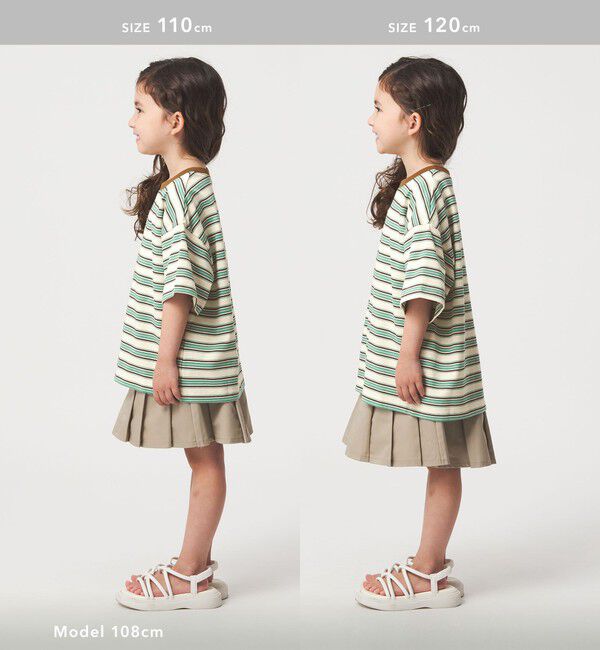 UNITED ARROWS green label relaxing「【スタメンシリーズ】ボーダーＴシャツ / キッズ  100cm-160cm」|Tシャツ・カットソー|