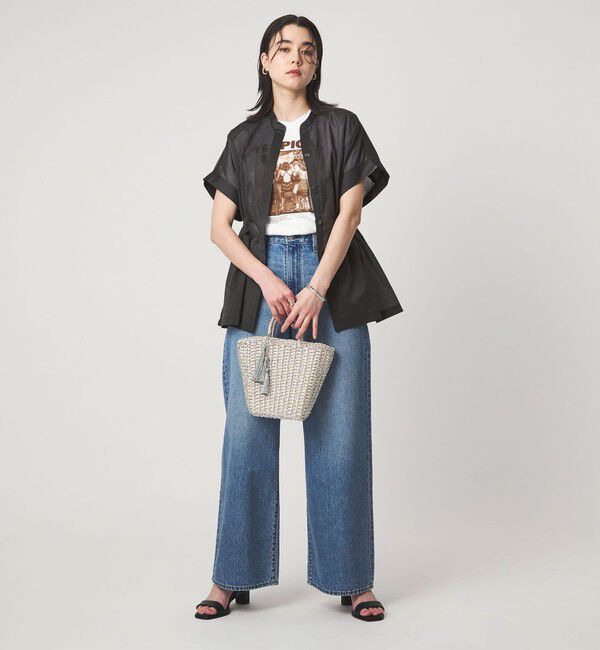 UNITED ARROWS green label relaxing「【結論シリーズ】ギャザーハイウエストブラウス」|シャツ・ブラウス|