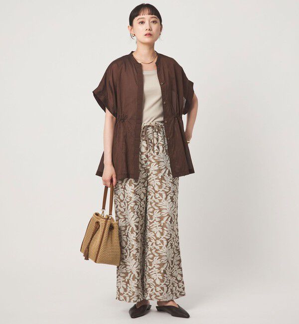 UNITED ARROWS green label relaxing「【結論シリーズ】ギャザーハイウエストブラウス」|シャツ・ブラウス|