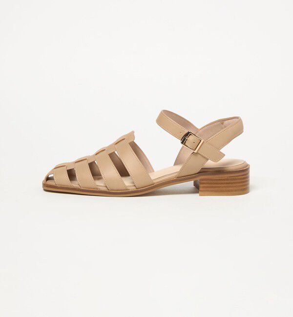 UNITED ARROWS green label relaxing「スクエア グルカ サンダル」|サンダル|BEIGE