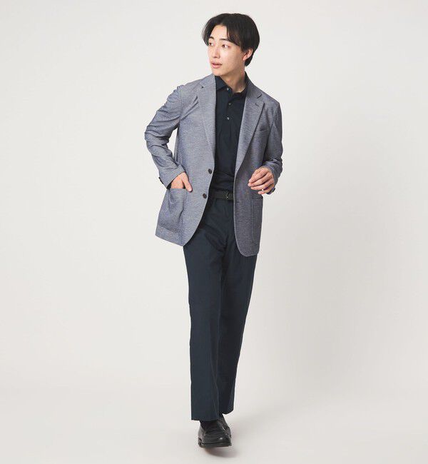 UNITED ARROWS green label relaxing「DUADRY clean バーズアイ カッタウェイ ビズポロ ポロシャツ -吸水速乾・抗菌-」|ポロシャツ|