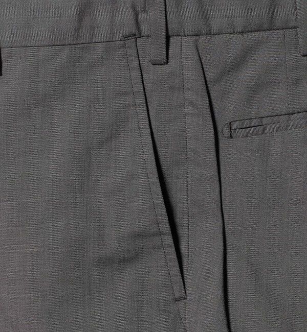 UNITED ARROWS green label relaxing「A+ COOL シャークスキン スタンダード アジャスター NP スラックス -ストレッチ・接触冷感・クリースキープ」|スラックス|