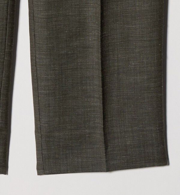 UNITED ARROWS green label relaxing「TW リネン デニムライク 01 ワイド 1プリーツ スラックス セットアップパンツ」|スラックス|