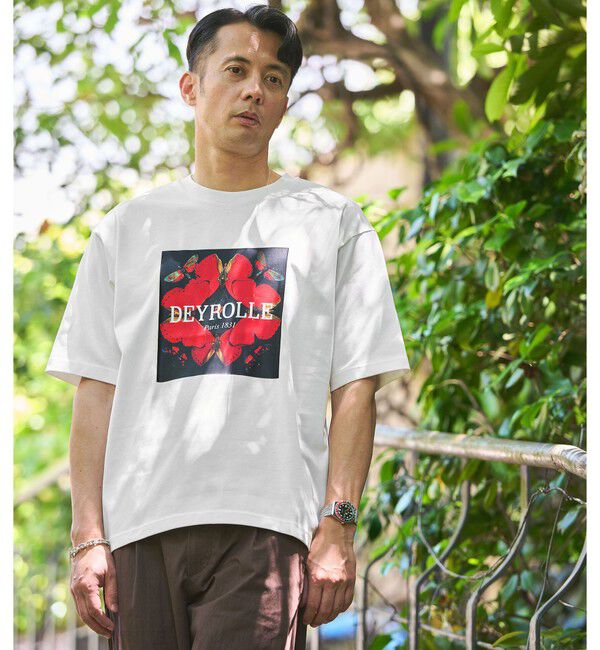 UNITED ARROWS green label relaxing「DEYROLLE GLR プリント クルーネック 半袖 Tシャツ」|Tシャツ・カットソー|その他2