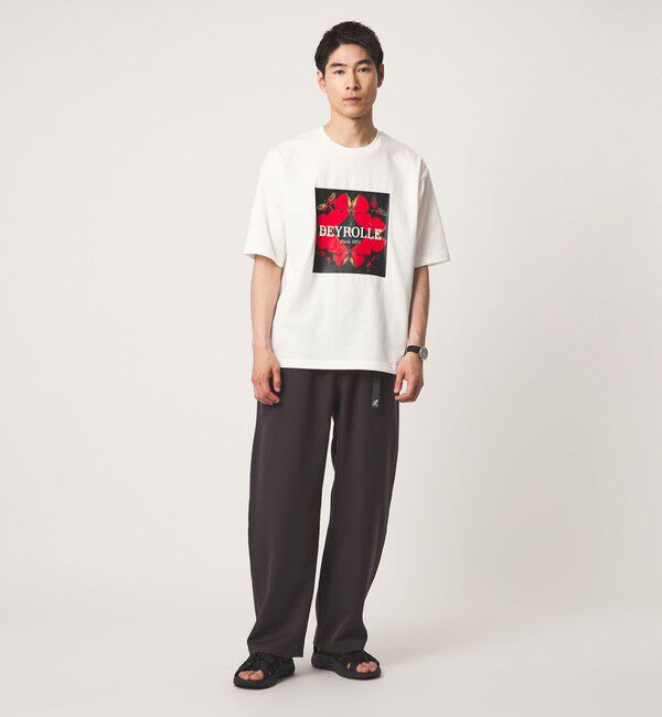 UNITED ARROWS green label relaxing「DEYROLLE GLR プリント クルーネック 半袖 Tシャツ」|Tシャツ・カットソー|